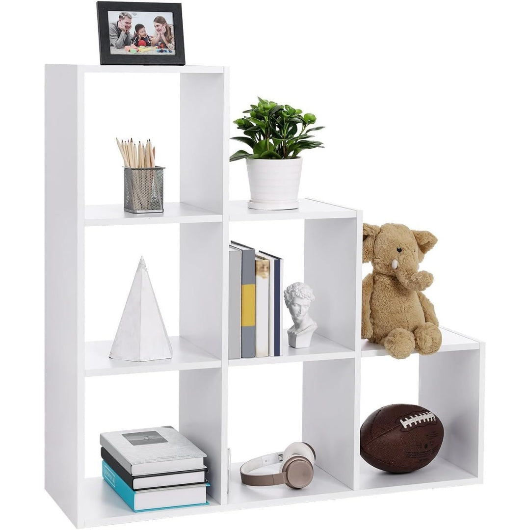 Une touche de caractere, bibliotheque avec portes, avec etageres dans un ton blanc, reference RT5297566