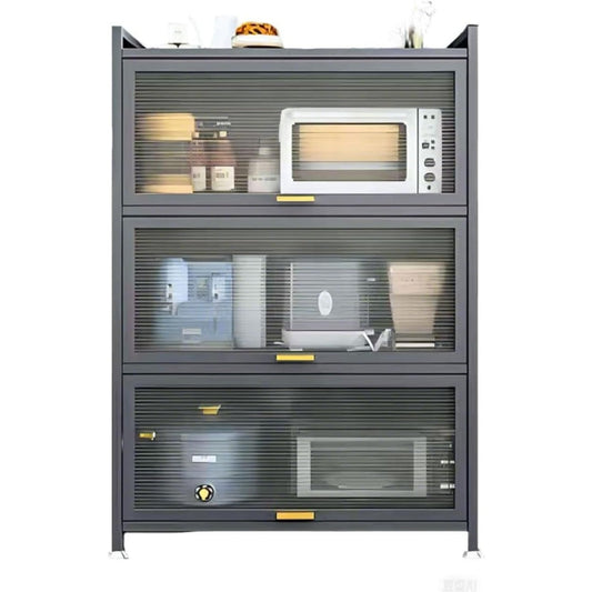 Le charme du rangement avec ce armoire avec portes, coloris noir, reference NM9250208