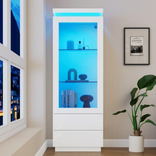 Une silhouette equilibree pour ce commode avec tiroirs, avec portes, teinte blanc et vert, reference FX558971