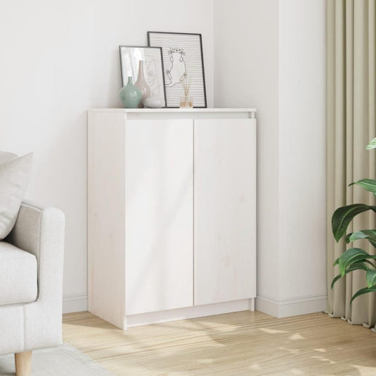 Une touche de caractere, buffet a l'aspect bois dans un ton blanc et bois naturel, reference FI8625529