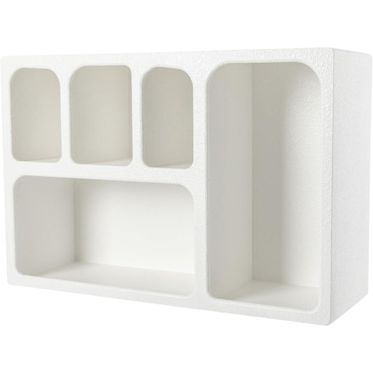 Une touche de caractere, armoire aux lignes soignees dans un ton blanc et vert, reference BM0327713