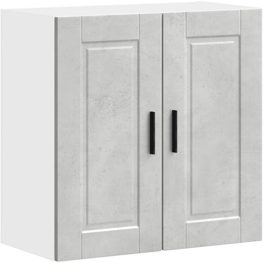 Une silhouette equilibree pour ce buffet avec tiroirs, avec portes, teinte gris et bois naturel, reference NU