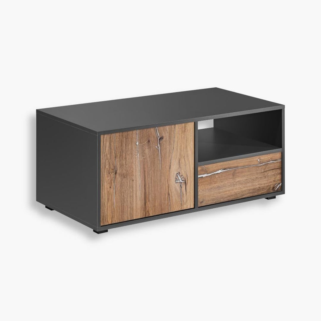 Pour un interieur harmonieux, table basse aux lignes soignees en finition noir, reference PI3625769