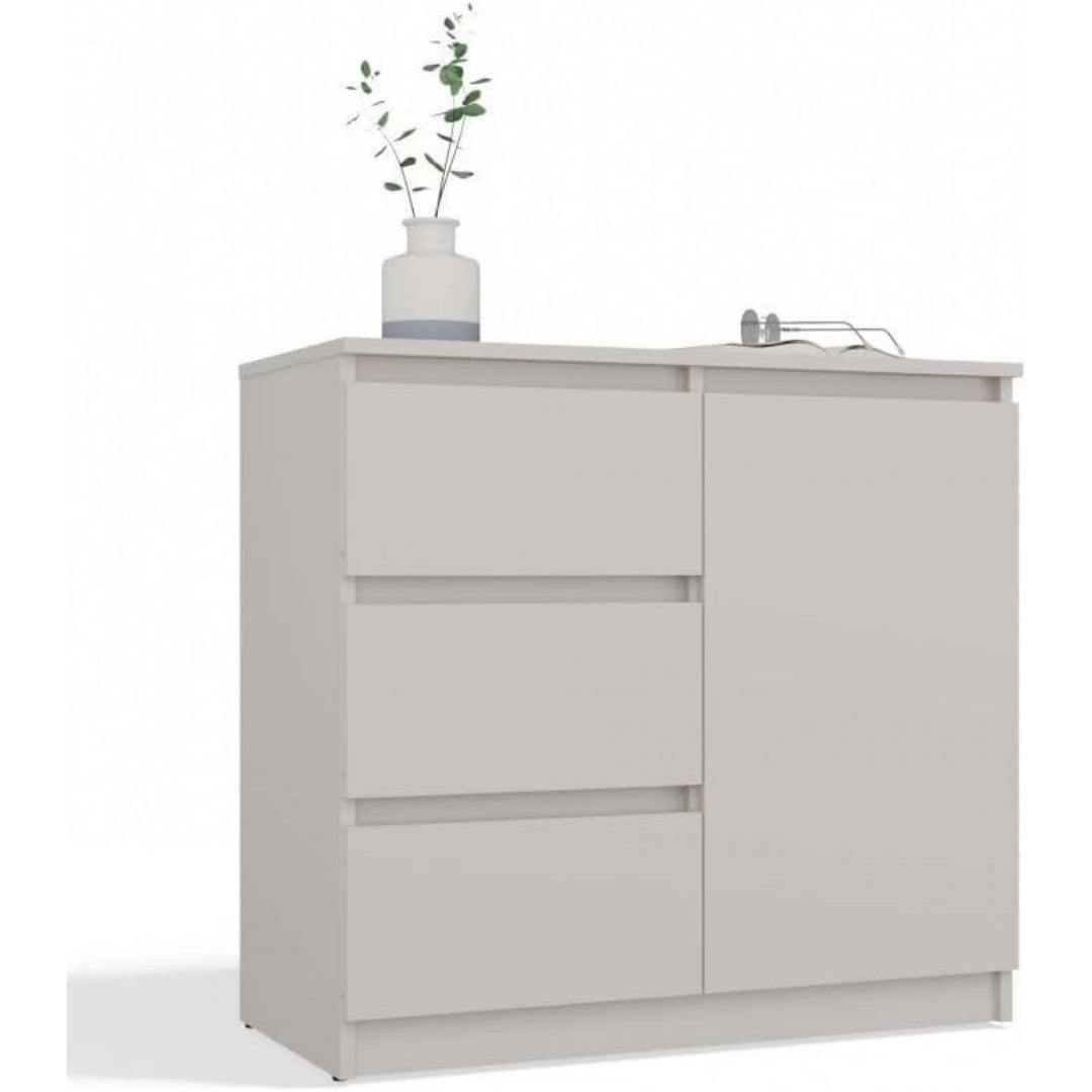 Un espace mieux organise grace a ce buffet avec tiroirs, avec portes, finition non determine, reference VQ608